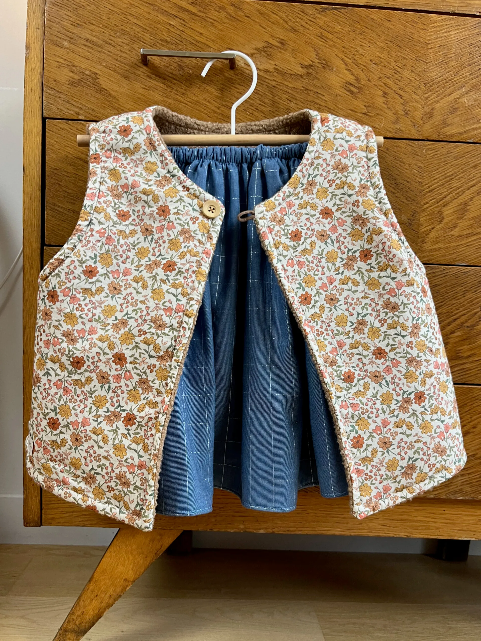 rosalie à fleurs des champs