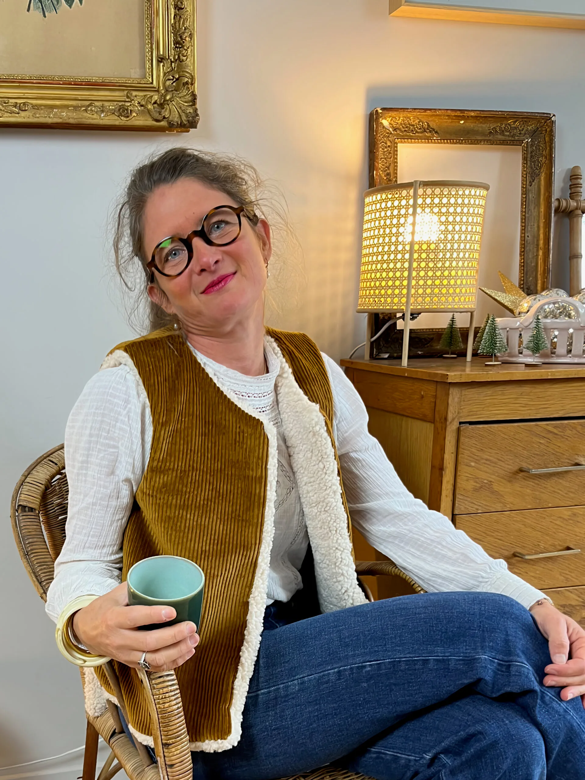 irène velours bronze